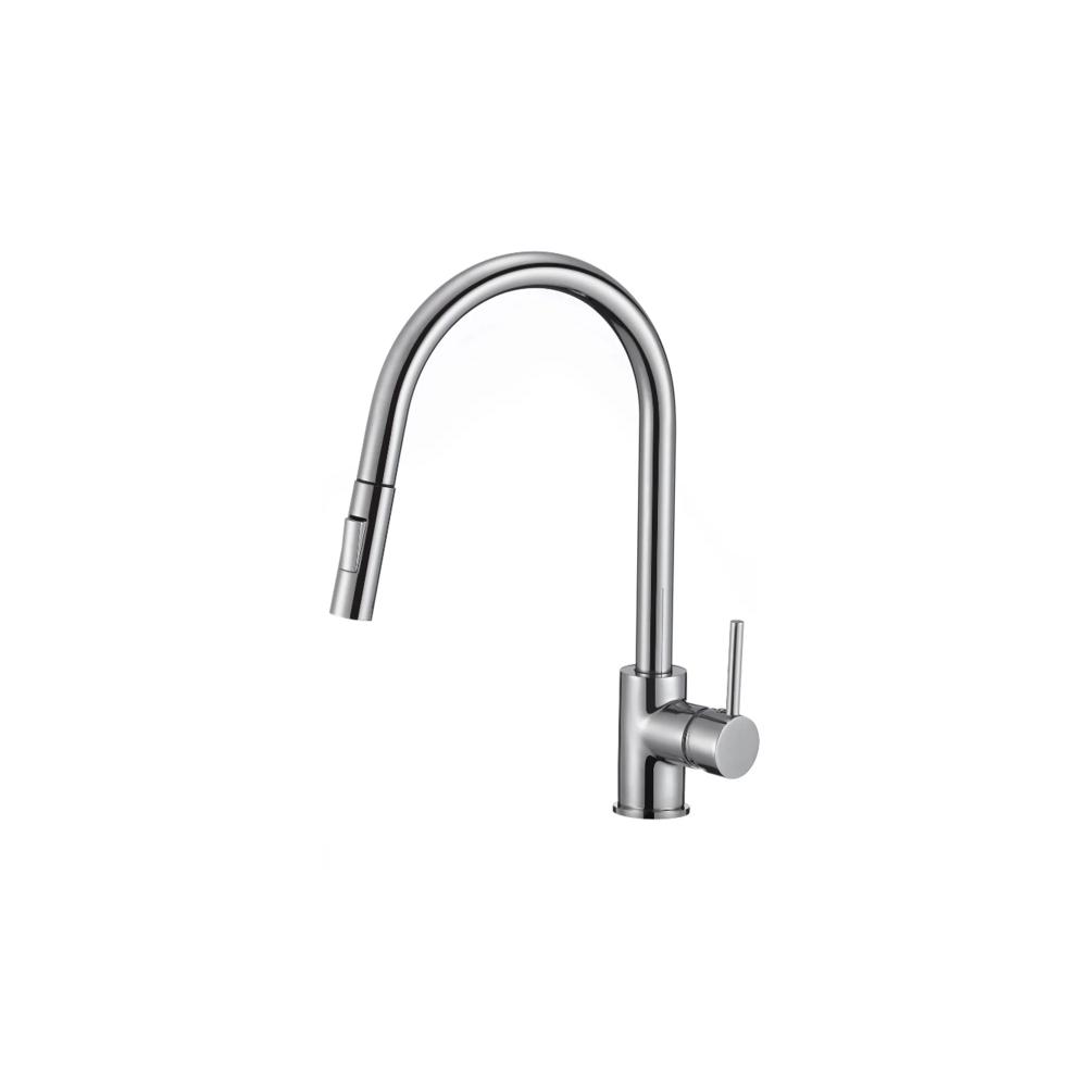 (image for) PELICAN PL-8231 Single Hole Pull Down Kitchen Faucet - Chrome