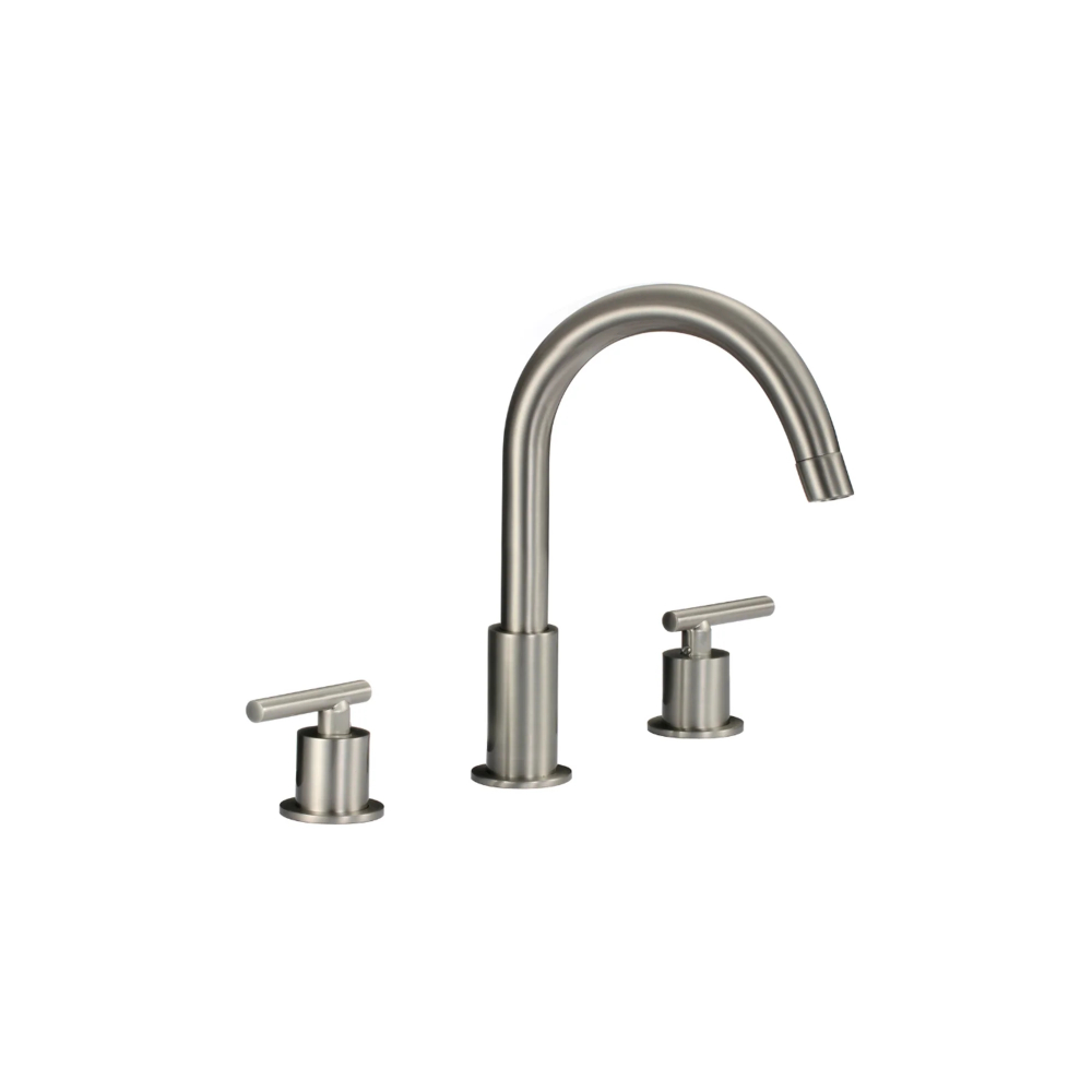 (image for) PELICAN PL-8312 Three Hole Vessel Bathroom Faucet - Brushed Nickel