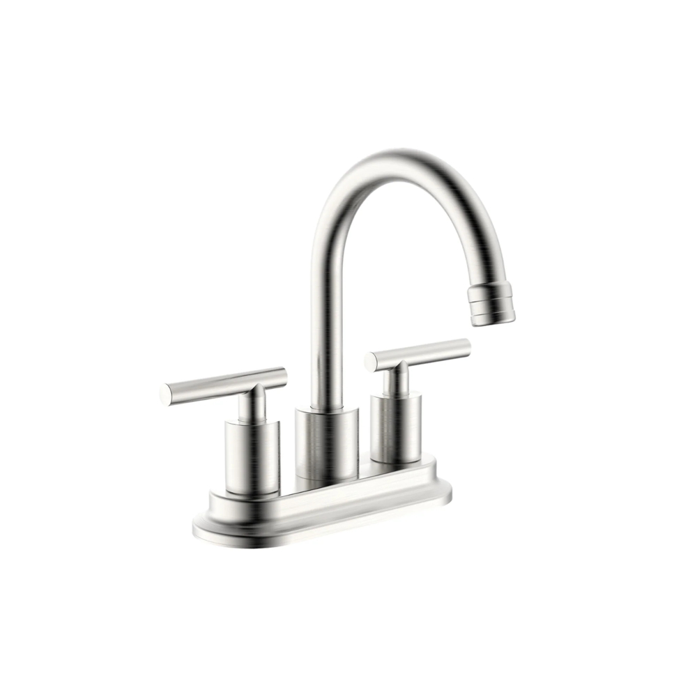 (image for) PELICAN PL-8330 Three Hole Bathroom Faucet - Brushed Nickel