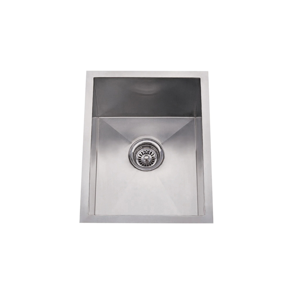 (image for) PELICAN PL-HA104 RO 16 Gauge Stainless Steel Undermount Kitchen Sink 17\'\' x 18\'\' x 10\" w/ Zero Radius Corners