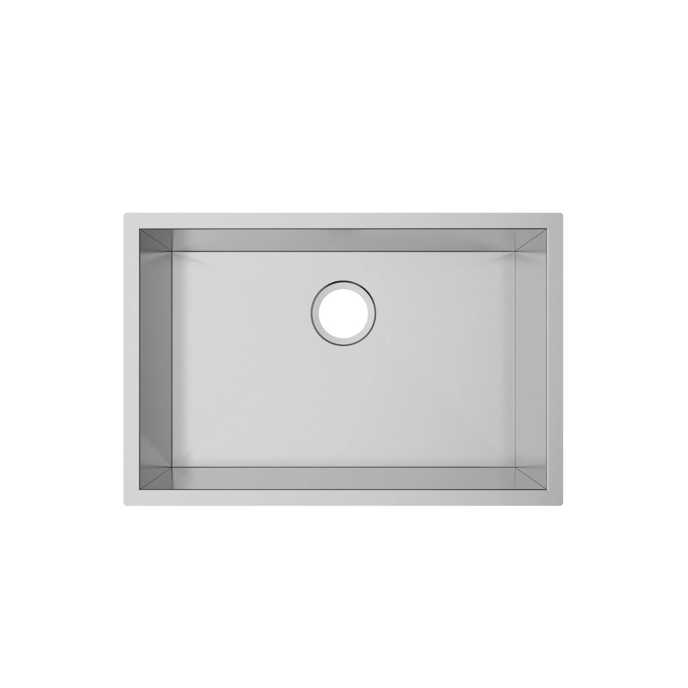 (image for) PELICAN PL-HA111 R0 16G Handmade 16 Gauge Stainless Steel Undermount Kitchen Sink 27\" x 18 x 10\'\' w/ Zero Radius Corners