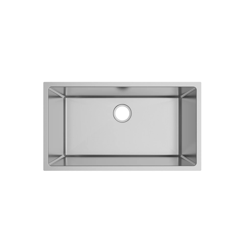(image for) PELICAN PL-HA115 R15 16G Handmade 16 Gauge Stainless Steel Undermount Kitchen Sink 32\" x 18\" x 10\'\' w/ Micro Radius Corners
