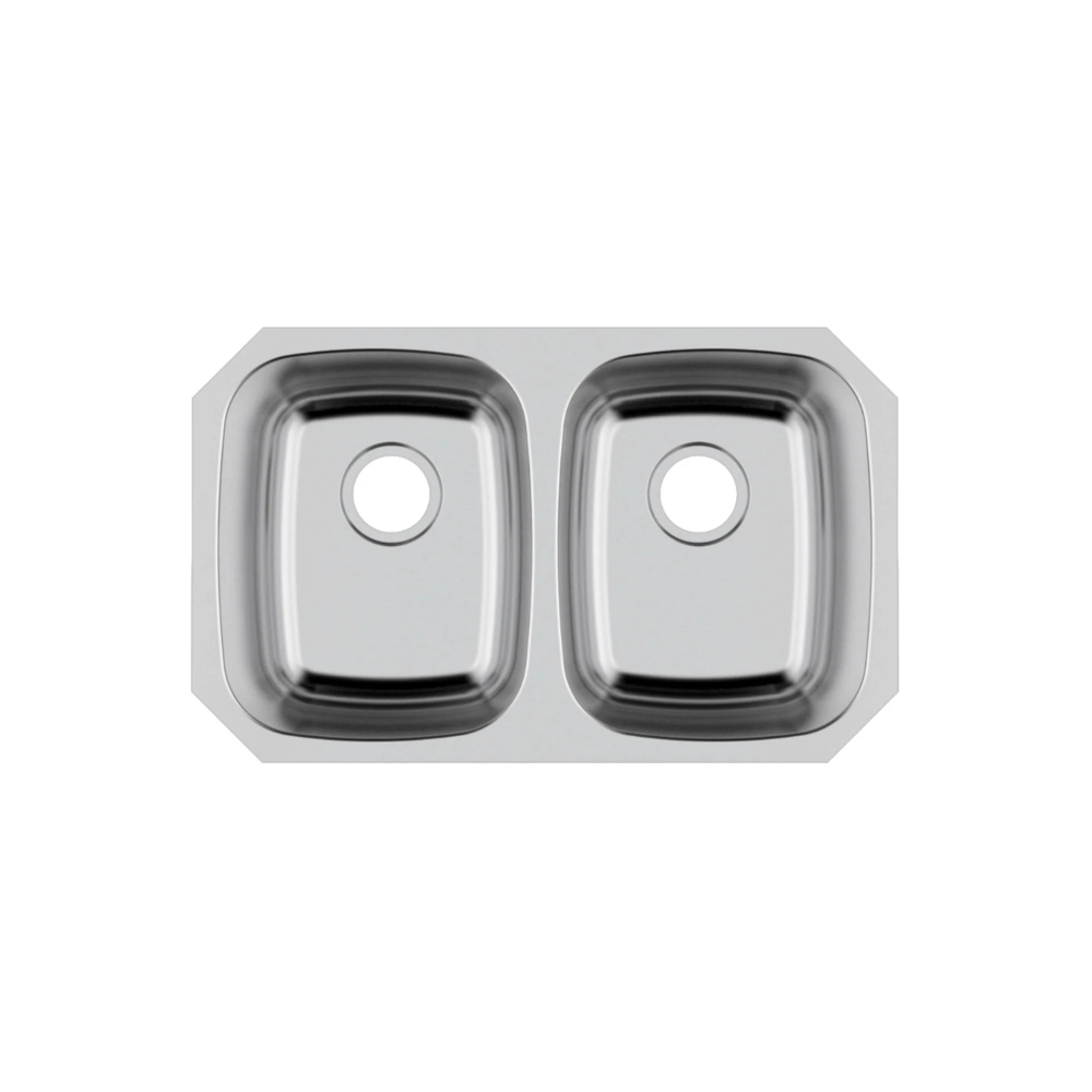 (image for) PELICAN PL-VS4040 18G Stainless Steel Double Bowl Undermount Kitchen Sink 29 1/8\'\' x 18-1/2\'\'