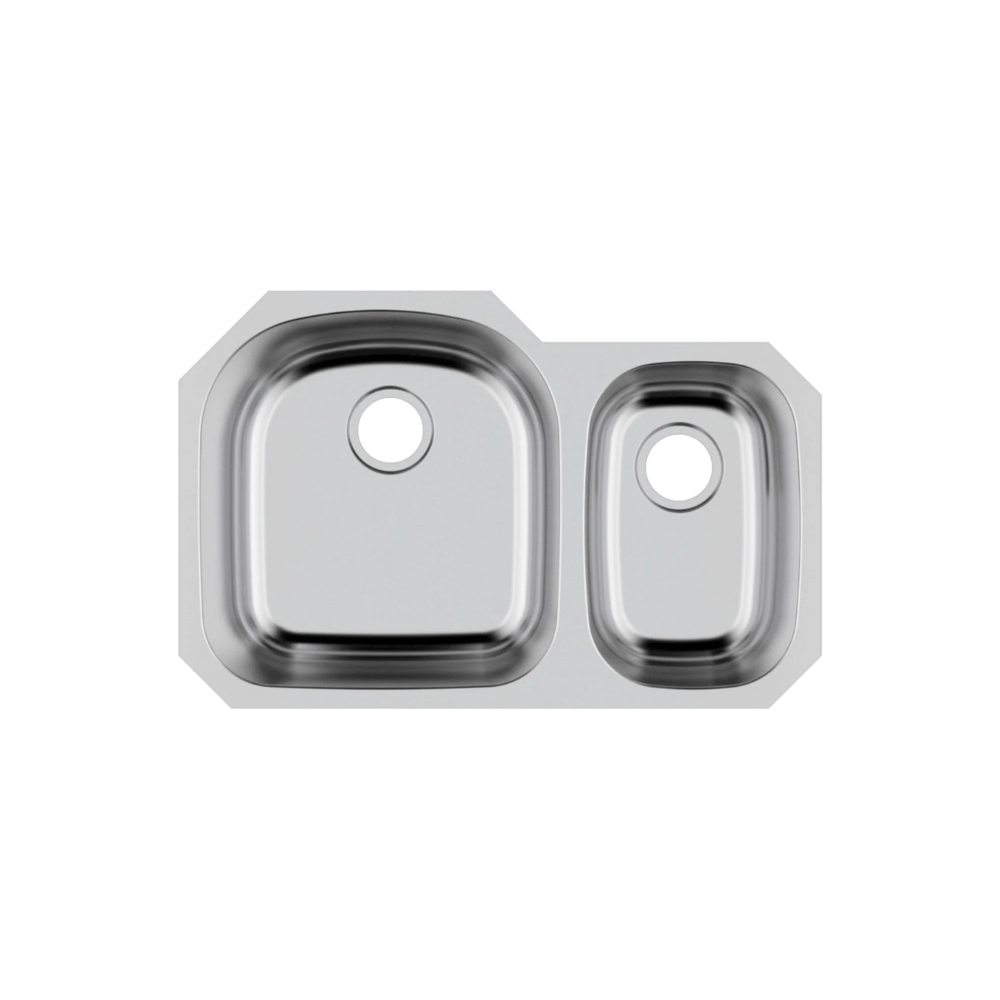 (image for) PELICAN PL-VS7030 18G Stainless Steel Double Bowl Undermount Kitchen Sink 31-1/2\'\' x 20-1/2\'\'
