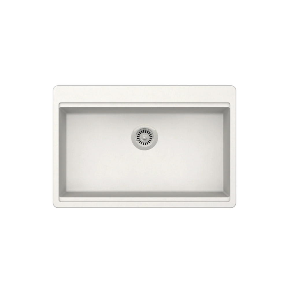 (image for) PELICAN PL-WS400 33\" x 22\" x 9 1/2\" Granite Composite Workstation Style Sink - Alpina