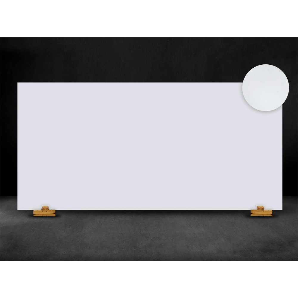 (image for) SOLSTONE Quartz Full Slab 126\" x 63\" 3cm - Pure White