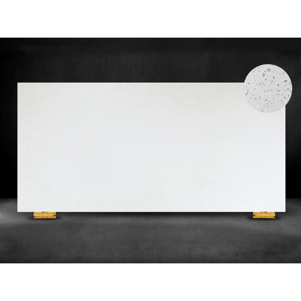 (image for) SOLSTONE Quartz Full Slab 126\" x 63\" 3cm - Siesta Key