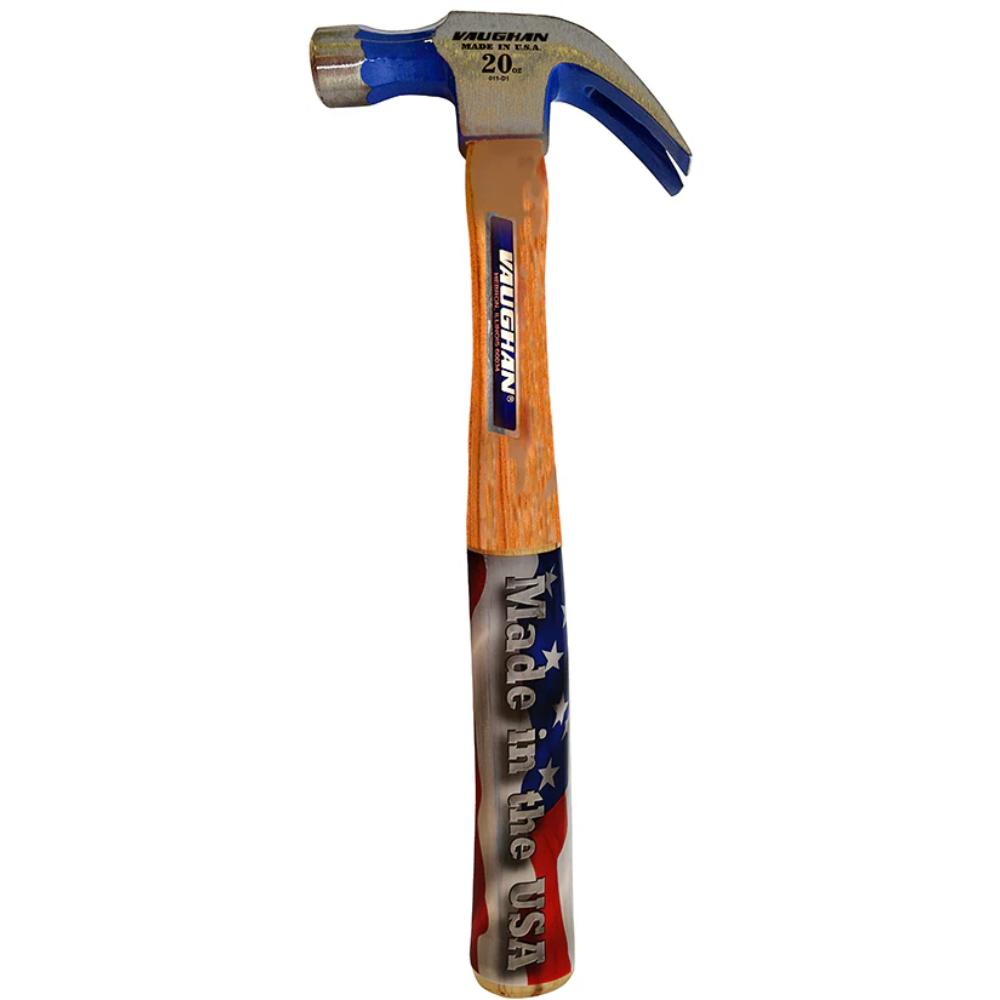 (image for) VAUGHAN 10503 20 oz. Wood Curved Claw Hammer