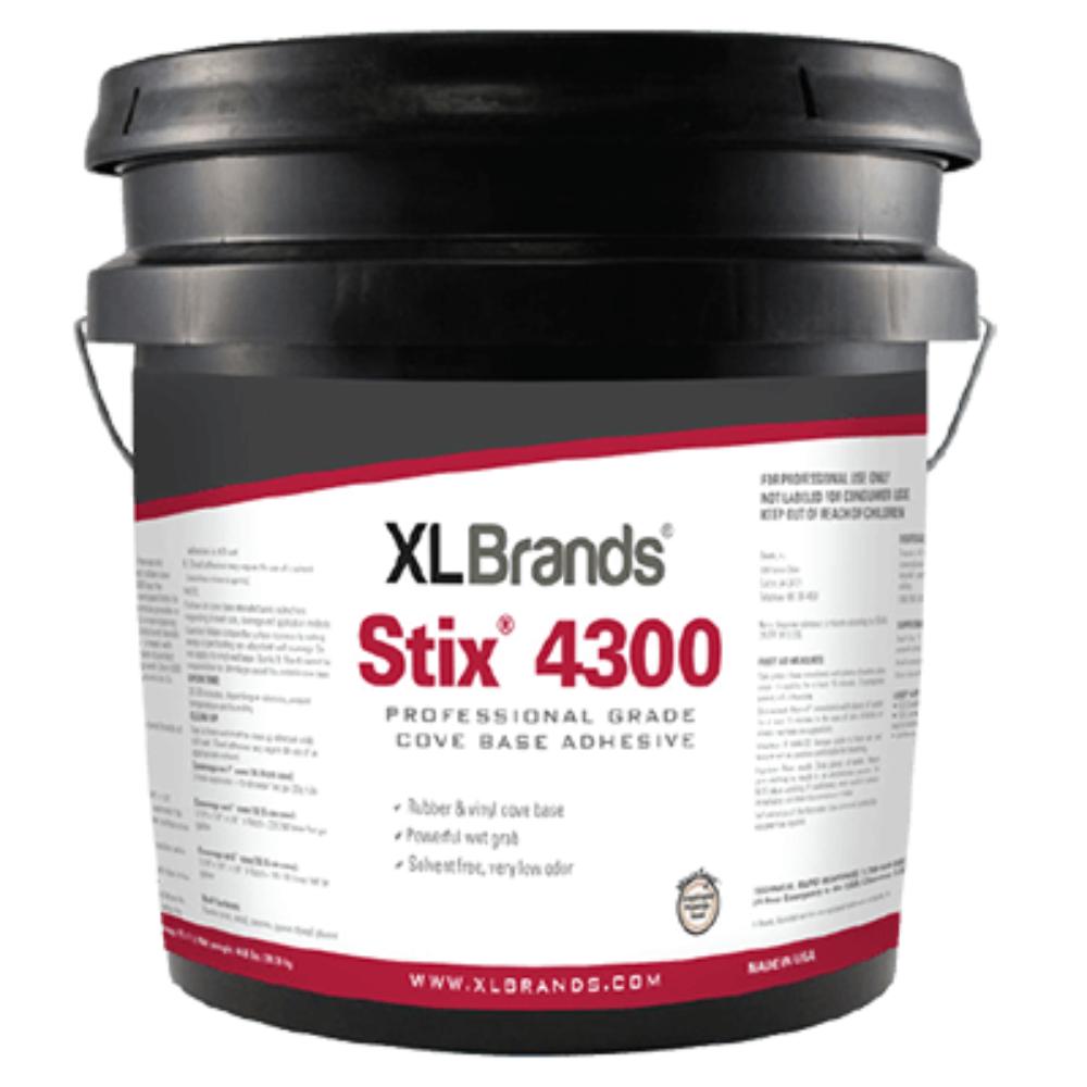 (image for) XL Brands Stix4300 Professional Grade Cove Base Adhesive - 4 Gal