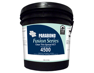(image for) Parabond Fusion Series 4500 Clear Thin Spread VCT Adhesive - 4 Gal
