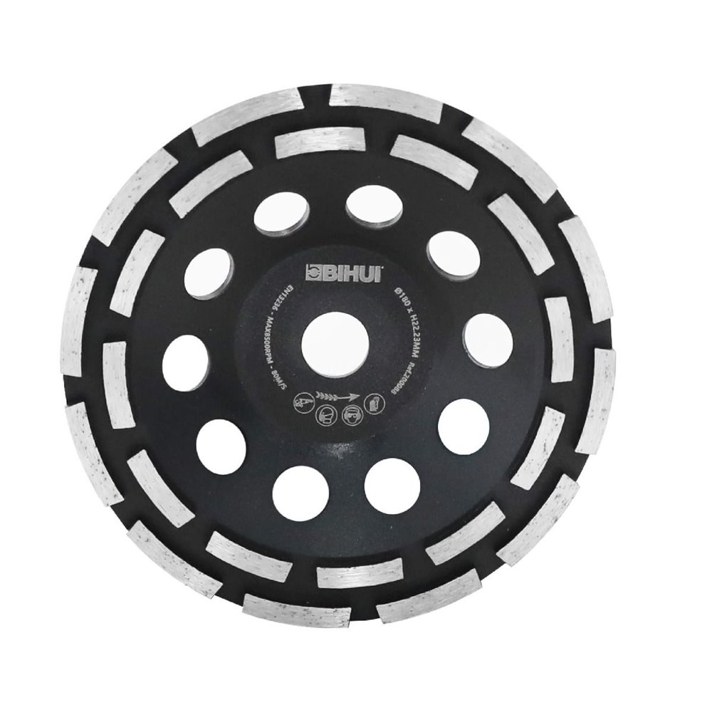 (image for) BIHUI DCWD7 Dual-Row Grinding Cup Wheel - 7\"