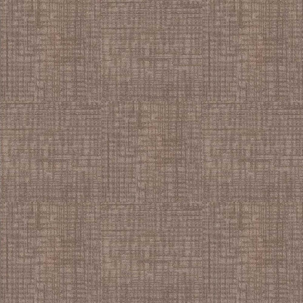 (image for) Next Floor Invincible II 19.7\" x 19.7\" Solution-Dyed Nylon Fiber System Carpet Tiles - Tortoise NF851107