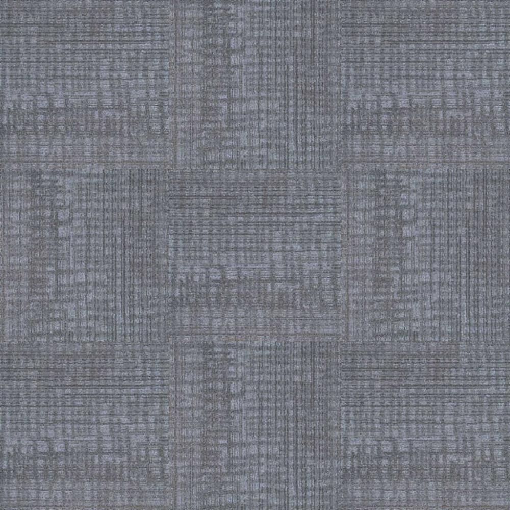 (image for) Next Floor Invincible II 19.7\" x 19.7\" Solution-Dyed Nylon Fiber System Carpet Tiles - Alloy NF851007