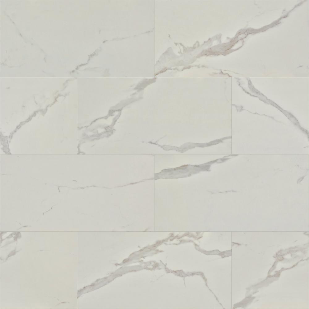 (image for) Primo WoodTile 12\" x 24\" Waterproof Laminate Plank - Carrara PT842CR-P