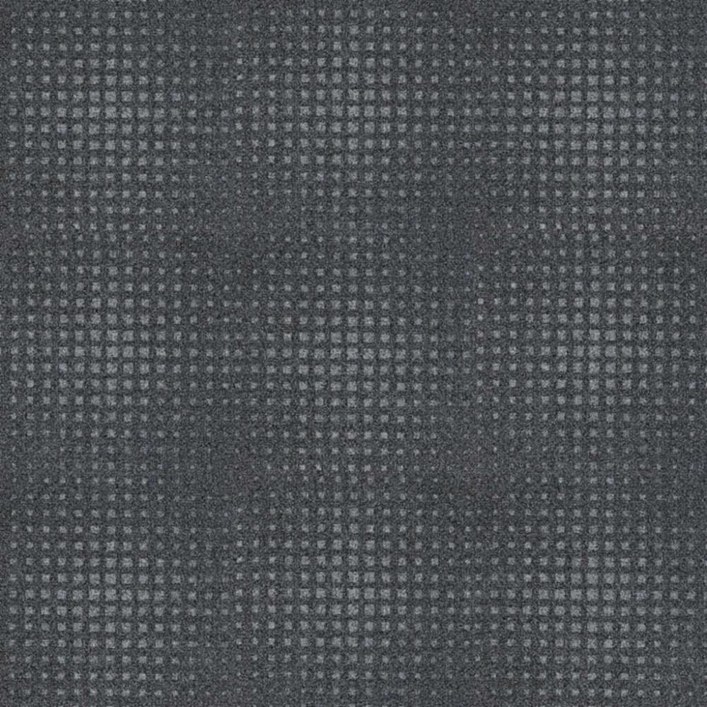 (image for) Next Floor Clean Step 19.7\" x 19.7\" Solution-Dyed Nylon Carpet Tiles - Charcoal NF896003