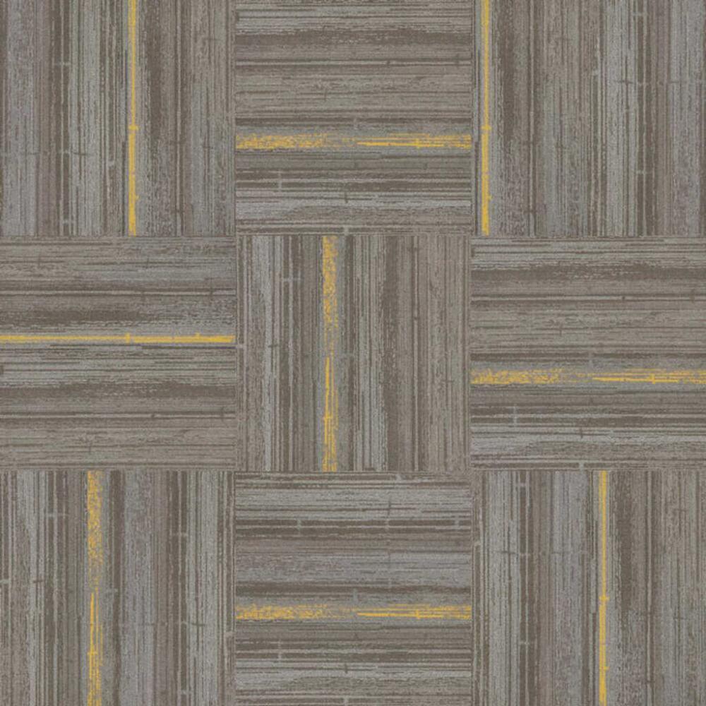 (image for) Next Floor Hightlight 19.7\" x 39.4\" Solution-Dyed Nylon Carpet Tiles - Daybreak Sunshine NF707103