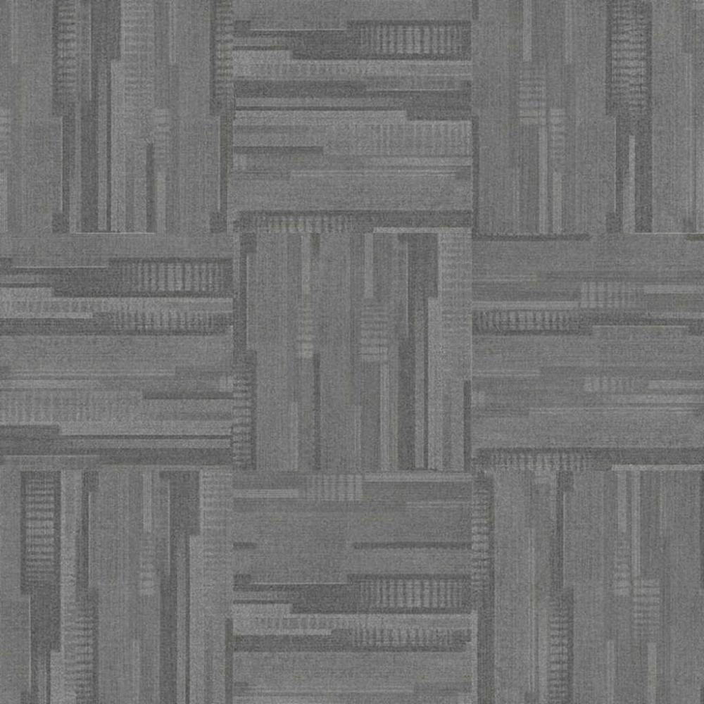 (image for) Next Floor Dedication 13\" x 39\" Solution-Dyed Twisted Polypropylene Carpet Tiles - Flannel NF712026