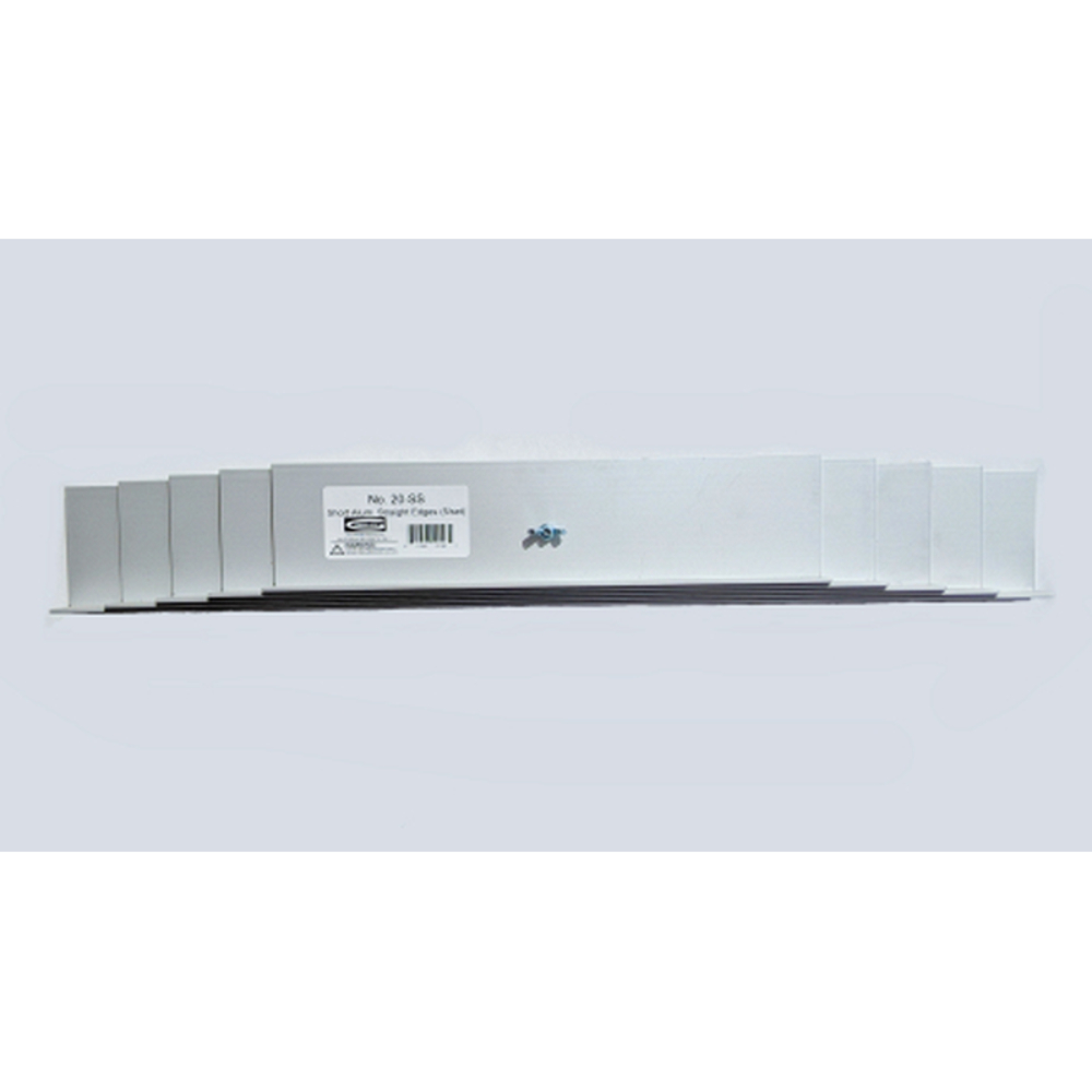 (image for) GUNDLACH 20-SS Short Angle Style Aluminum Straight Edges - 5 Set