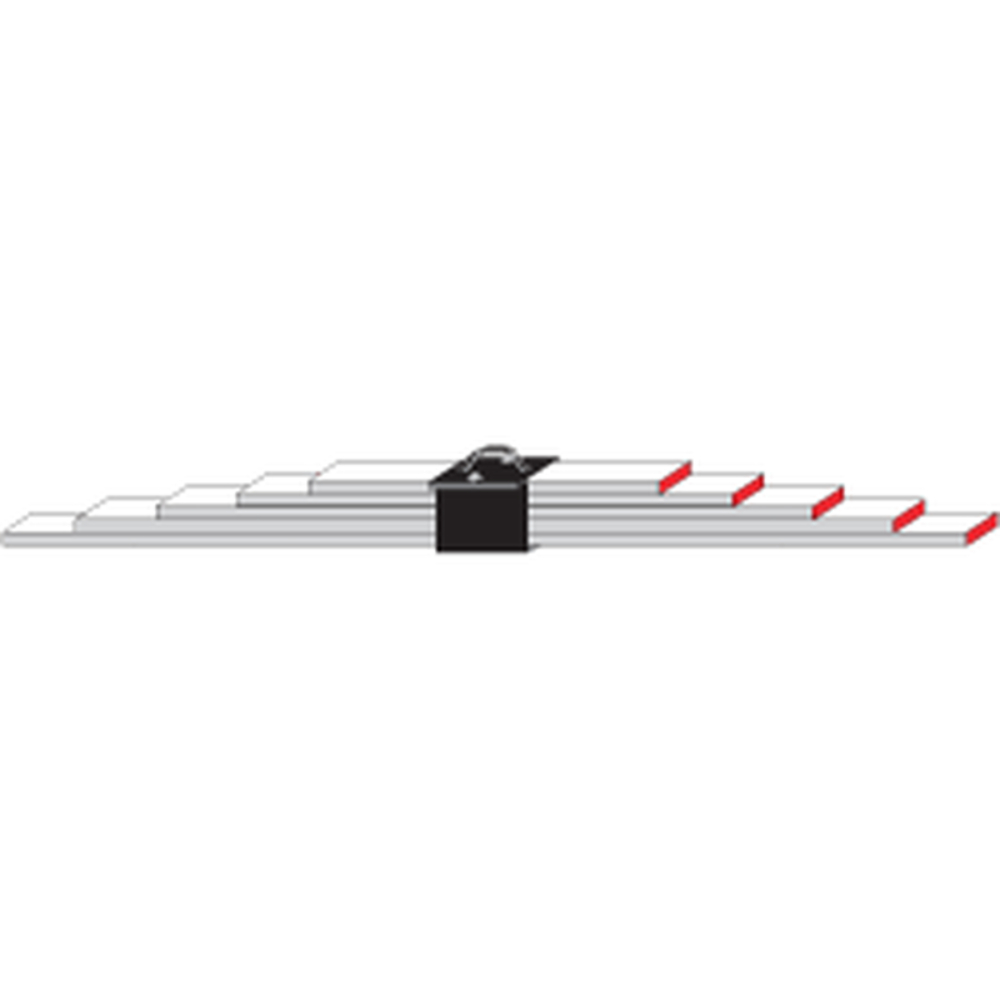 (image for) GUNDLACH 30 Box Style Aluminum Straight Edges - 5 Set