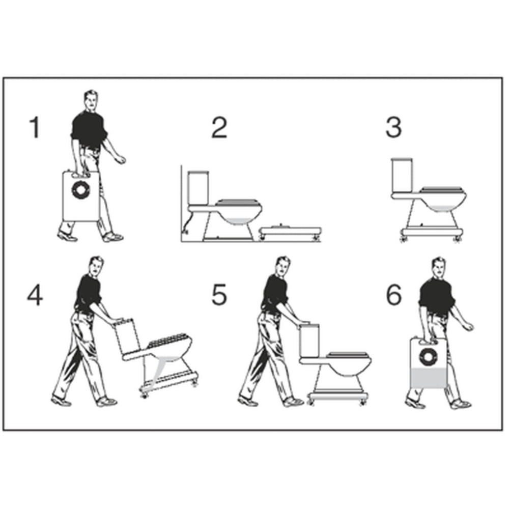 GUNDLACH TD-1 Toilet Dolly GUNDLACH TD-1 Toilet Dolly