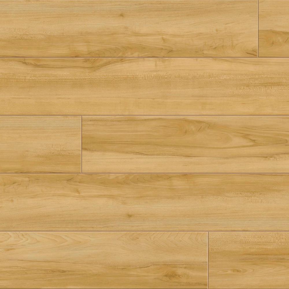 (image for) MetroFlor Inception 120 7\" x 48\" SPC Vinyl Plank - Golden Maple 690812