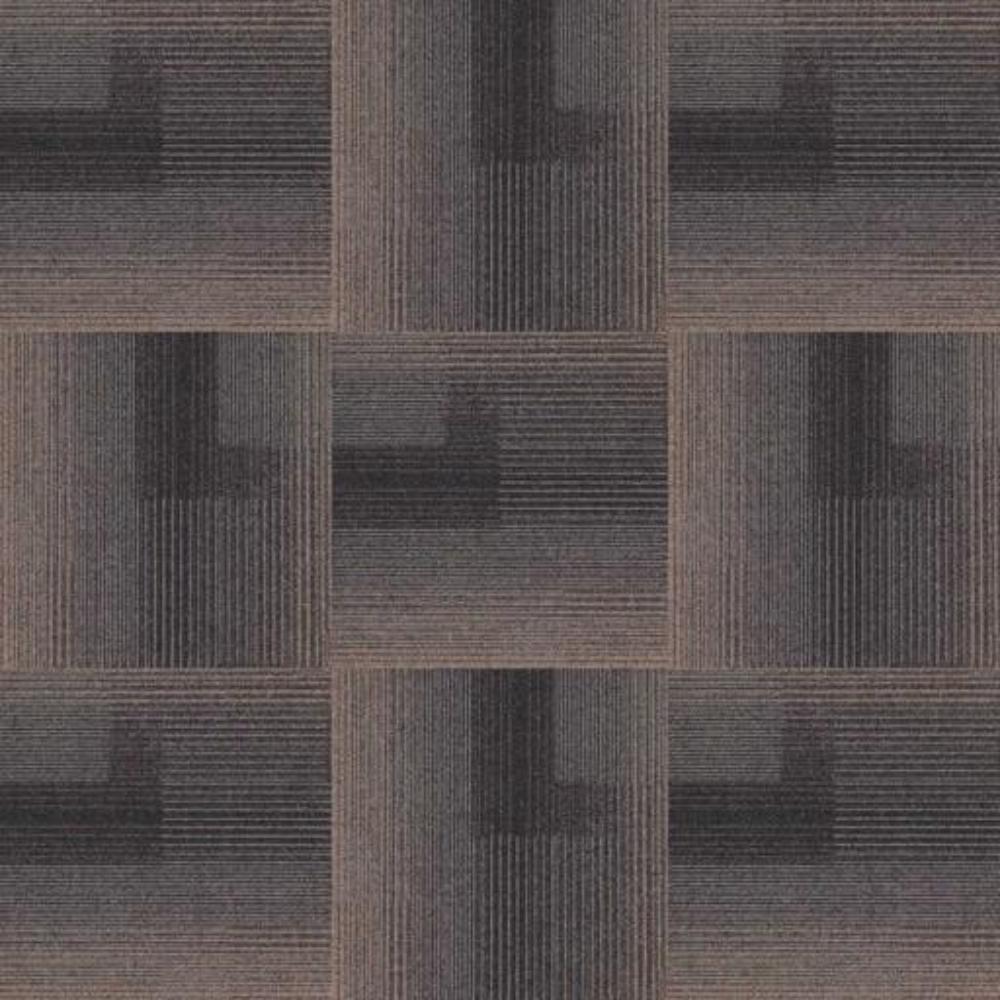 (image for) Next Floor Development 19.7\" x 19.7\" Solution-Dyed Twisted Polypropylene Carpet Tiles - Iron Ore NF811011