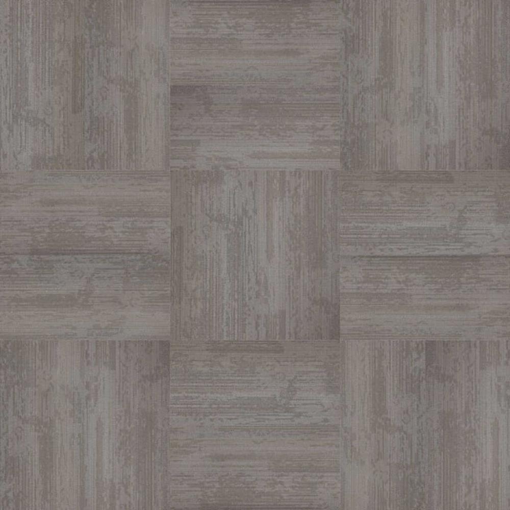 (image for) Next Floor Element 19.7\" x 39.4\" Solution-Dyed Twisted Polypropylene Carpet Tiles - Flannel NF764005