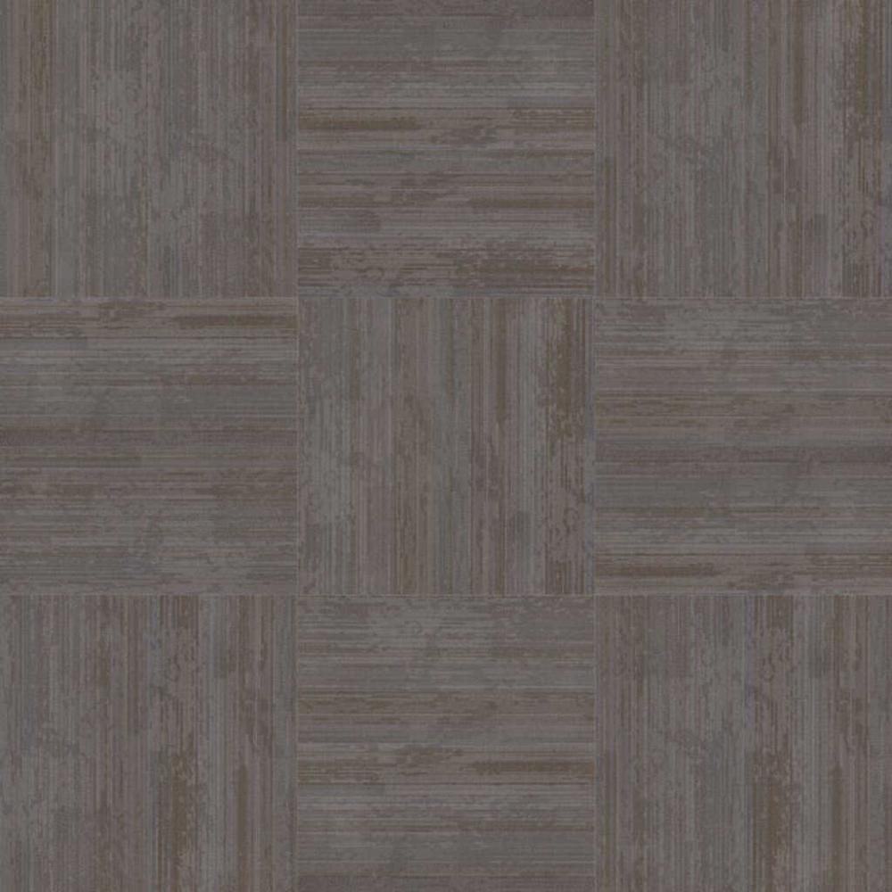 (image for) Next Floor Element 19.7\" x 39.4\" Solution-Dyed Twisted Polypropylene Carpet Tiles - Safari NF764009
