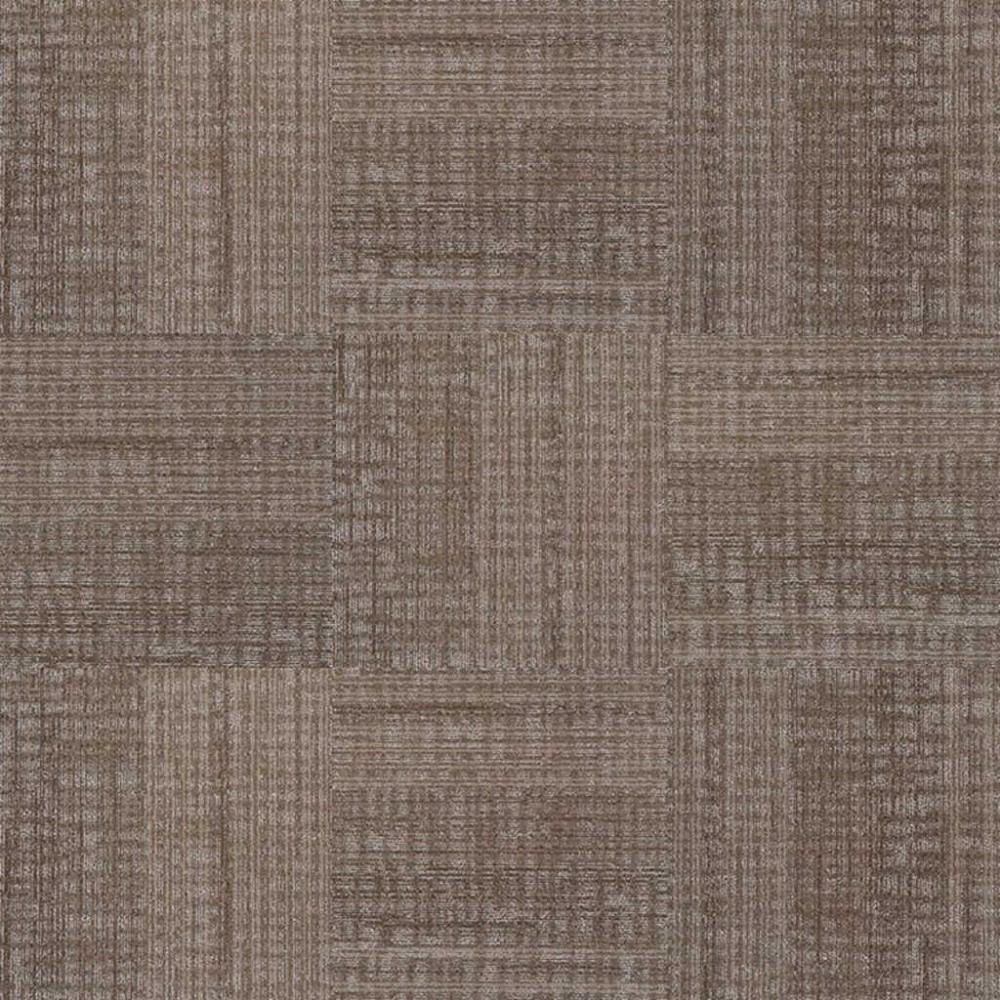 (image for) Next Floor Invincible II 19.7\" x 19.7\" Solution-Dyed Nylon Fiber System Carpet Tiles - Alpaca NF851120