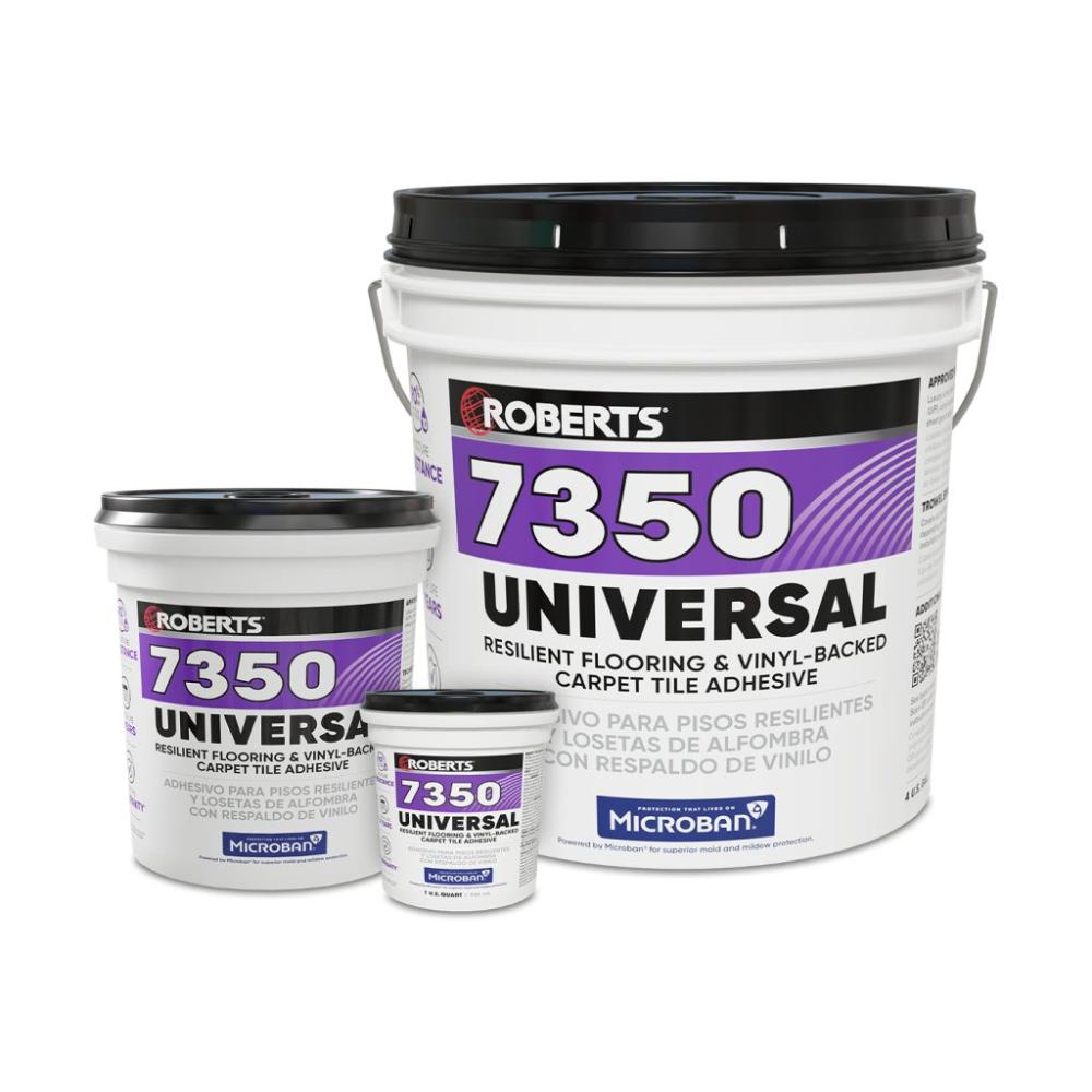(image for) ROBERTS 7350 Universal Resilent Flooring & Vinyl-Backed Carpet Tile Adhesive - QT
