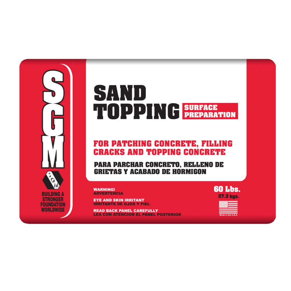 (image for) SGM PLBSM5 Sand Topping 60 Lbs.