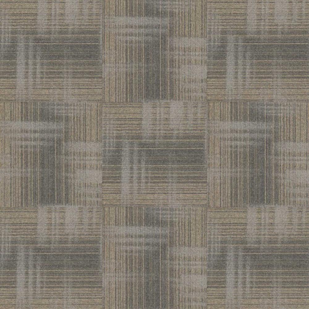 (image for) Next Floor Bandwidth 19.7\" x 19.7\" Solution-Dyed Nylon Carpet Tiles - Shoreline NF883001