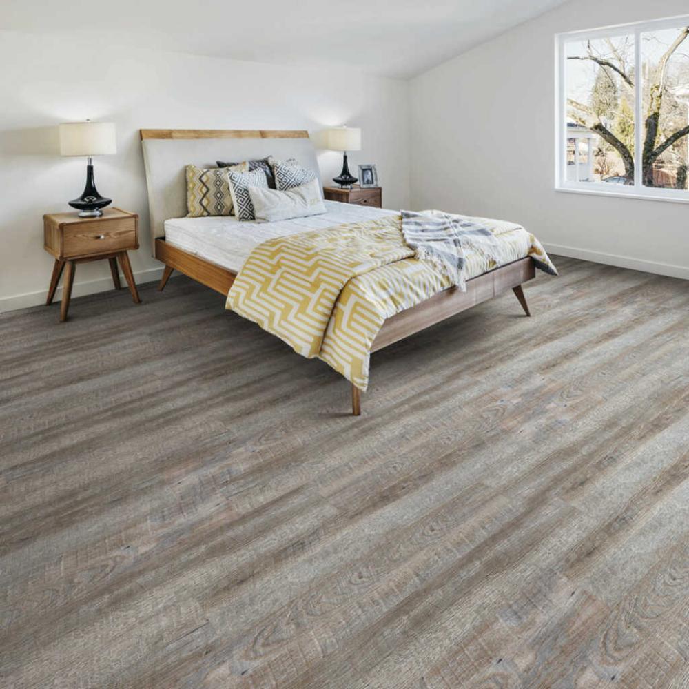 Next Floor Incredible 5.0 7" x 48" Rigid Click LVP- Weathered Barnboard 525 208