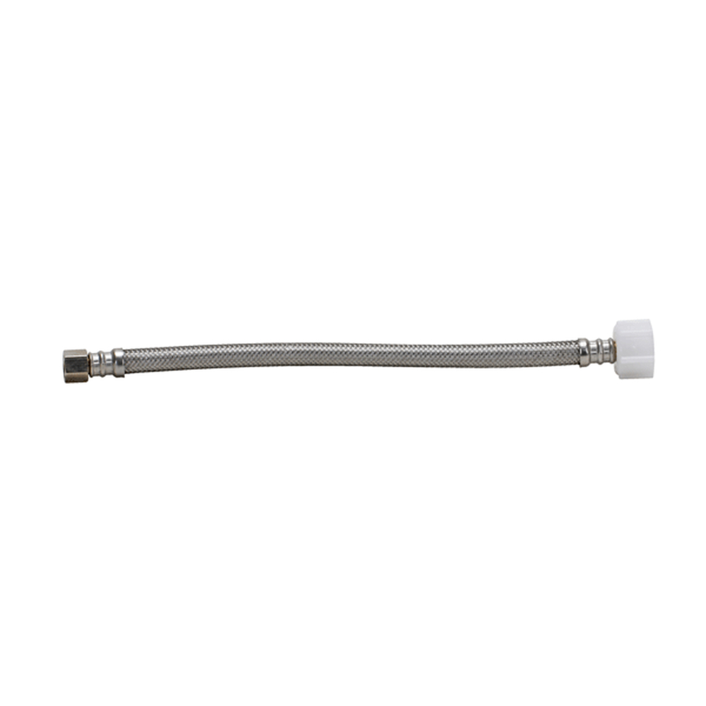 (image for) FLUIDMASTER B1T12 12\" Braided Steel Toilet Hose