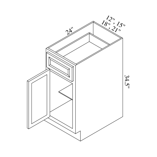 Single Door & Drawer Base Cabinets