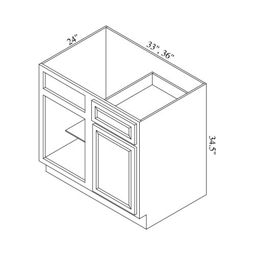 Blind Corner Base Cabinets