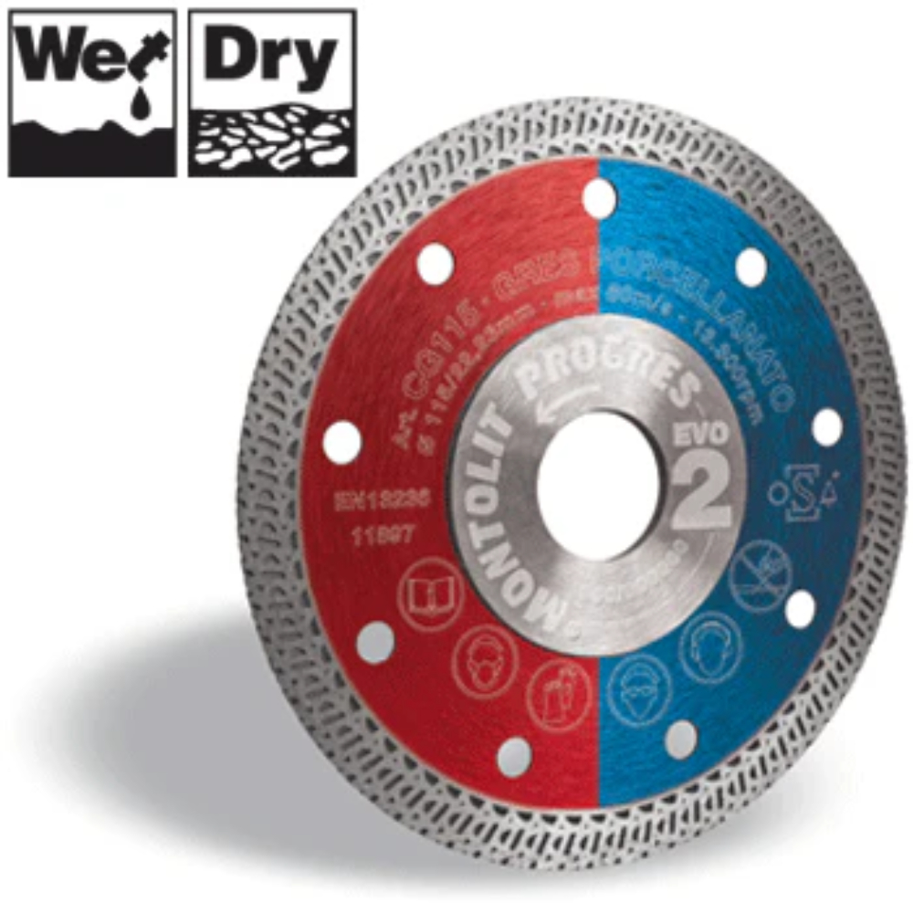 (image for) MONTOLIT CG125 5" Red Line Progress Continuous Rim Blade