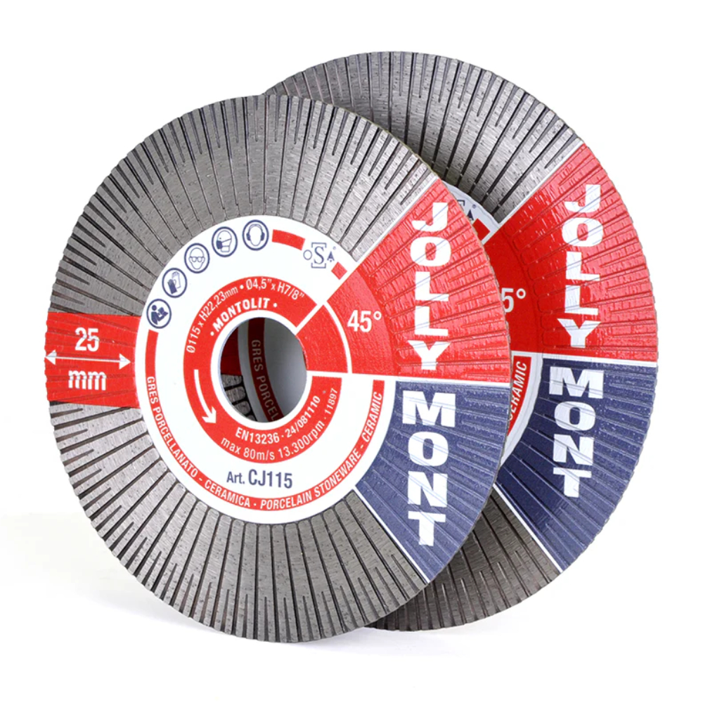 (image for) MONTOLIT CJ115 45° 4.5" Jollymont Cutting/Beveling Diamond Blade