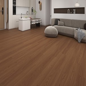 (image for) Durato Durawood 6.6" x 47.83" Waterproof Laminate Plank - Teak DRWD-09