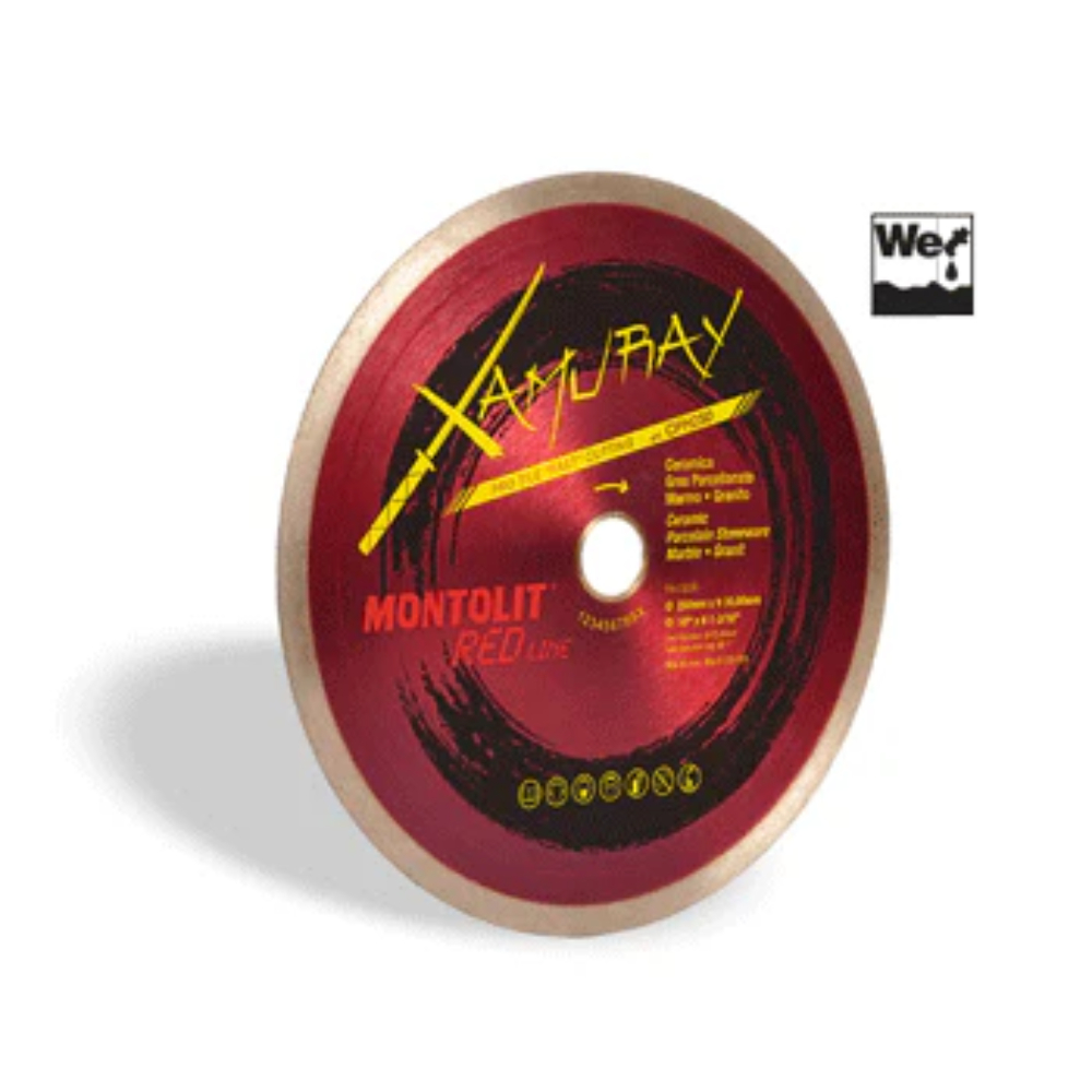 MONTOLIT CPH200 8" Red Line Xamuray Continuous Rim Blade