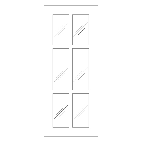 (image for) Brae 15\" x 42\" Mullion Door - BRA-MDW1542