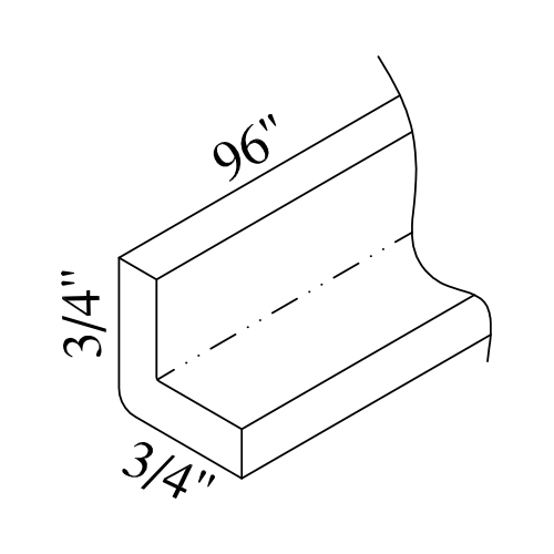 (image for) Brae 8\' Outside Corner Molding - BRA-OCM
