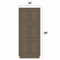 24" Wide Utility Cabinets - 4 Doors