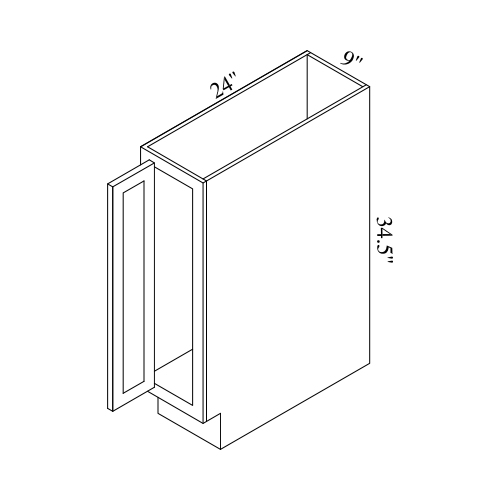 Full Height-Tray Base Cabinets