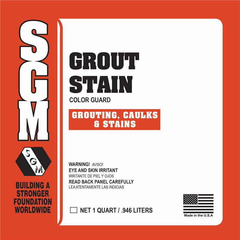 SGM GSA Color Guard Grout Stain - 1 Qt.
