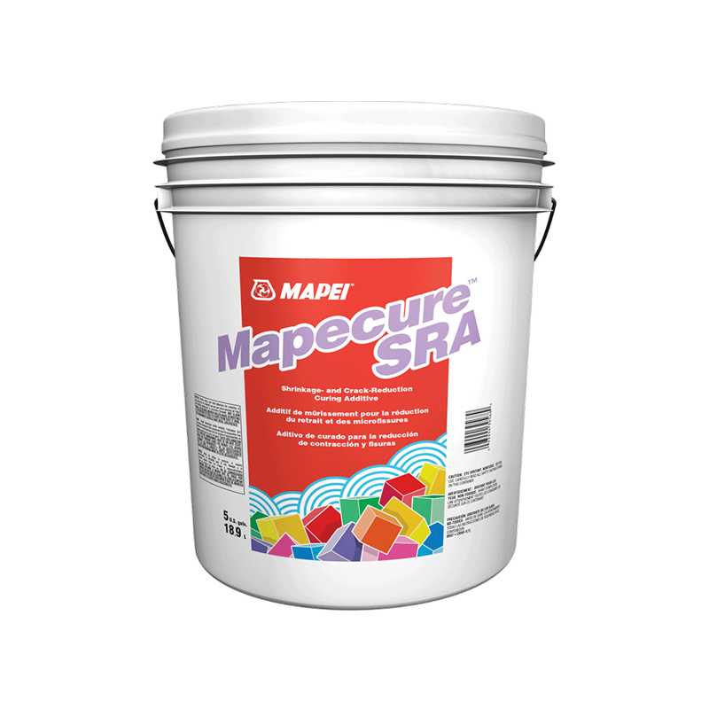 Mapei Mapecure SRA Shrinkage and Crack-Reduction Curing Additive - 5 Gal. Pail
