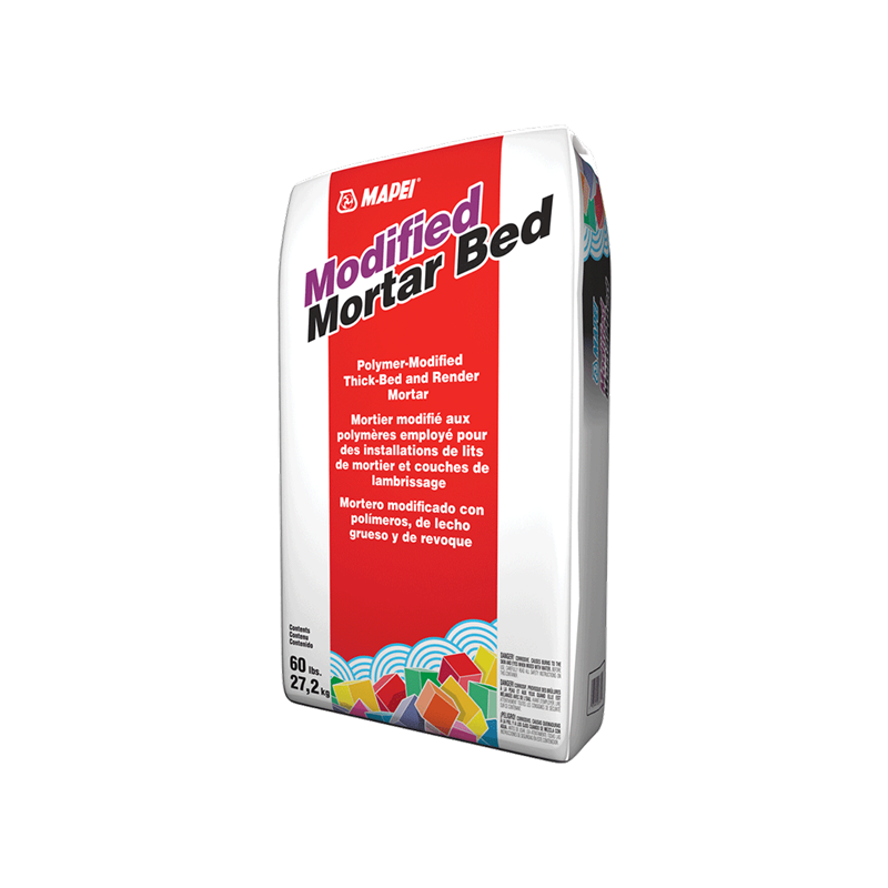 Mapei Modified Mortar Bed Polymer-Modified Thick-Bed and Render Mortar - 60 Lb. Bag