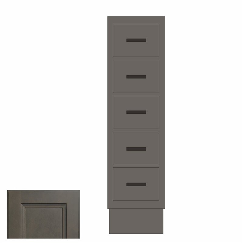 West Point Grey 6" Spice Drawers Base Cabinet - WPG-BSD6 - Click Image to Close