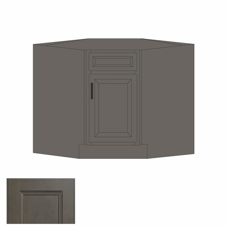 West Point Grey 36" Diagonal Sink Base Cabinet - WPG-DCSB36 - Click Image to Close