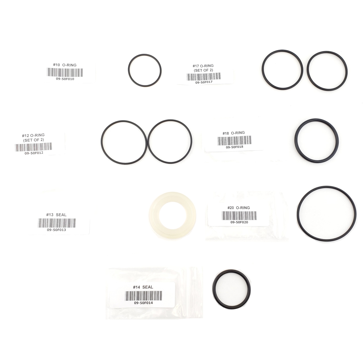 Powernail 09-50F99SK Seal Kit - Set of 8 O-Rings